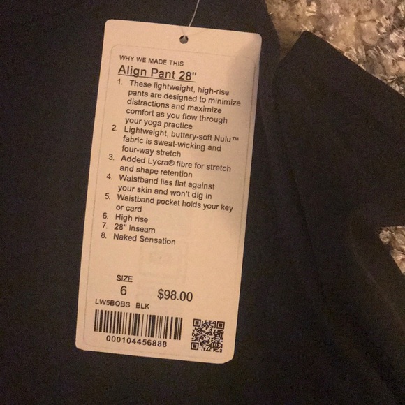 Lululemon align pant 28 - Picture 5 of 5